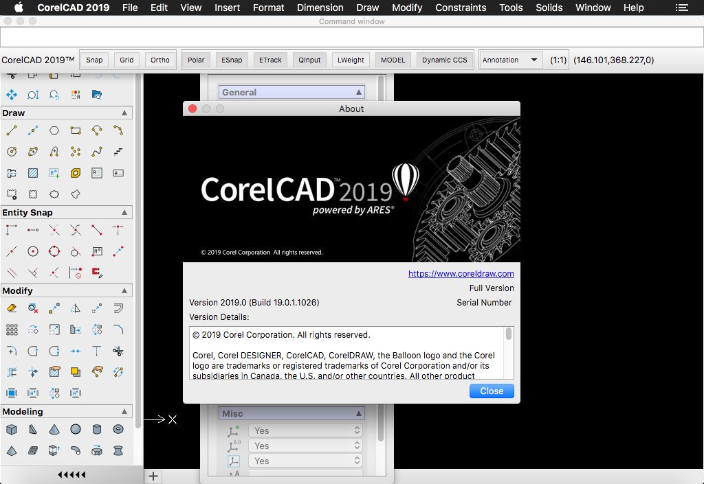 CorelCAD 2019.0 v19.0.1.1026 Multilingual macOS